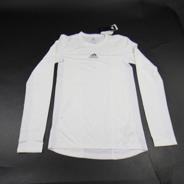 adidas Primegreen Long Sleeve Shirt Men's White New with Tags-TOPS-154904