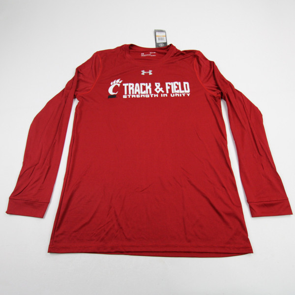 Cincinnati Bearcats Under Armour HeatGear Long Sleeve Shirt Multiple Sizes TOPS-155631