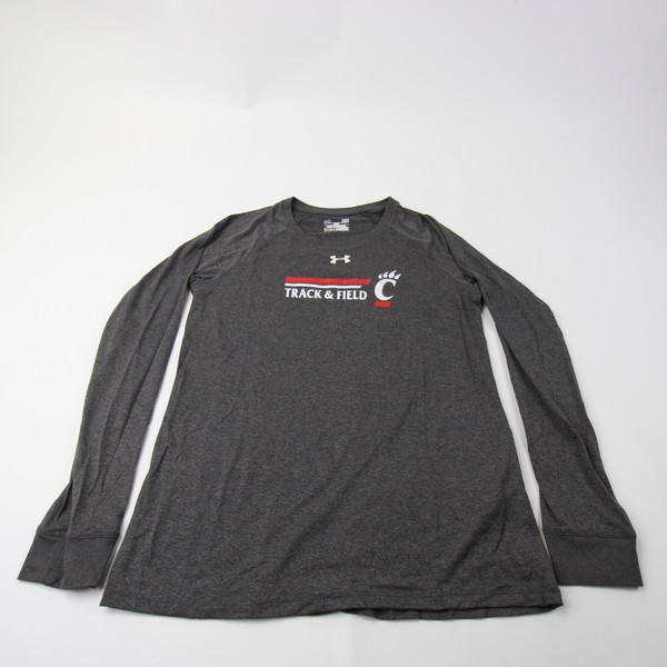 Cincinnati Bearcats Under Armour HeatGear Long Sleeve Shirt Women's New Dark Gray M-TOPS-155695