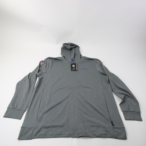 Los Angeles Chargers Nike NFL On Field Jacket Men's Gray New-TOPS-156056