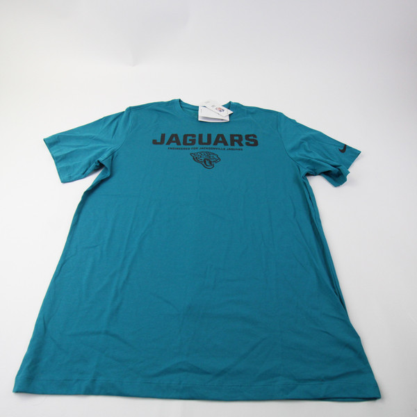 Jacksonville Jaguars Nike NFL On Field Nike Tee Short Sleeve Shirt Men's New Teal-TOPS-156010