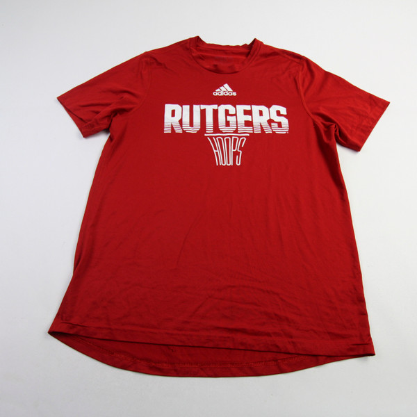 Rutgers Scarlet Knights adidas Short Sleeve Shirt Men's Red New-TOPS-156266