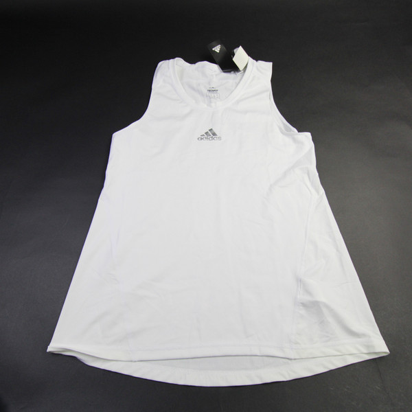 adidas Techfit Compression Top Men's White New with Tags-TOPS-156331