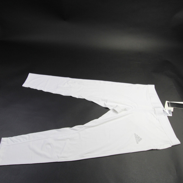 adidas Techfit Compression Pants Men's White New with Tags-PNTS-032282