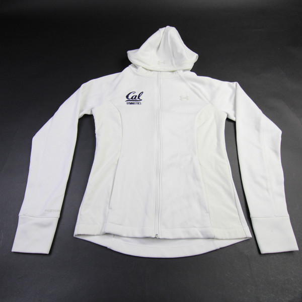 California Golden Bears Under Armour Jacket Women's White Used S TOPS-156293