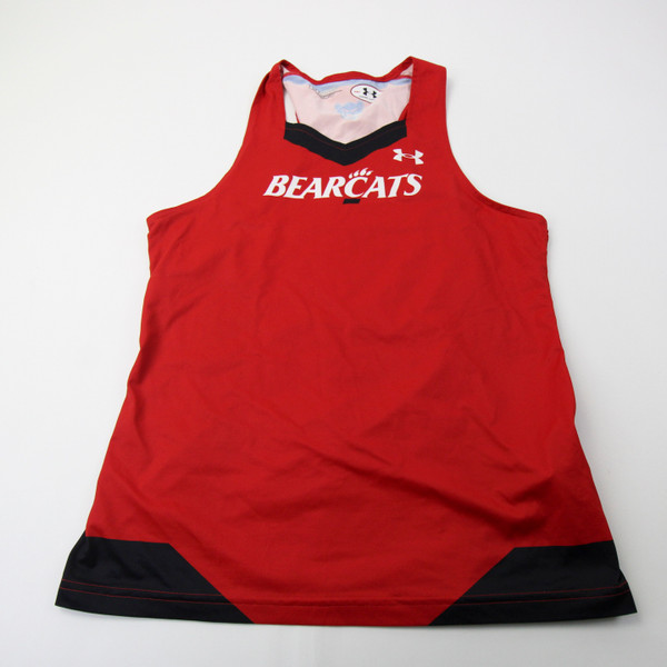 Cincinnati Bearcats Under Armour Sleeveless Shirt Women's Red/Black Used-TOPS-156484