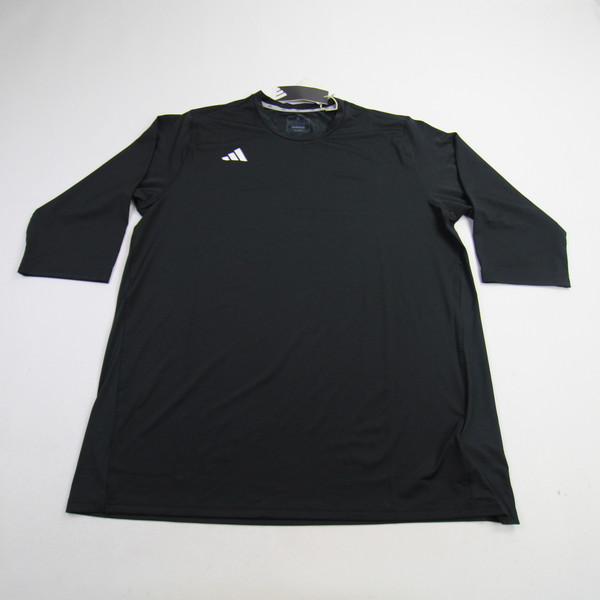 adidas Long Sleeve Shirt Men's Black New with Tags XL TOPS-156862