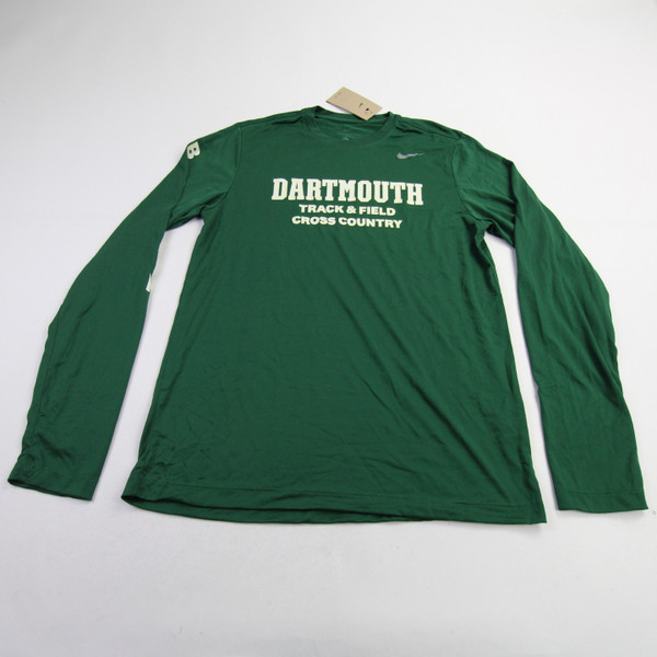 Dartmouth Big Green Nike Long Sleeve Shirt Men's Dark Green New-TOPS-156989