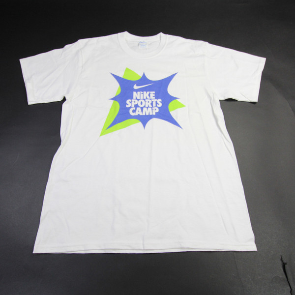 Port & Company Short Sleeve Shirt Men's White Used M TOPS-156685