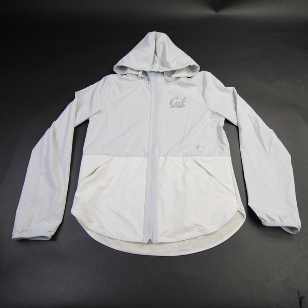California Golden Bears Under Armour Celliant Jacket Women's Light Gray Used XS TOPS-156961