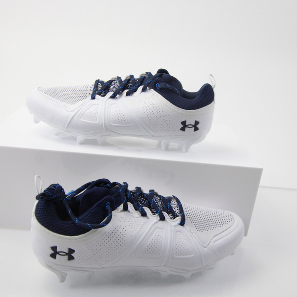 Under Armour Cleats-Other Women's White/Navy New without Box-CLEA-014599