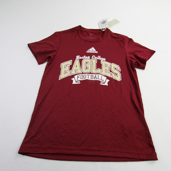 Boston College Eagles adidas Short Sleeve Shirt Women's Maroon New-TOPS-157053