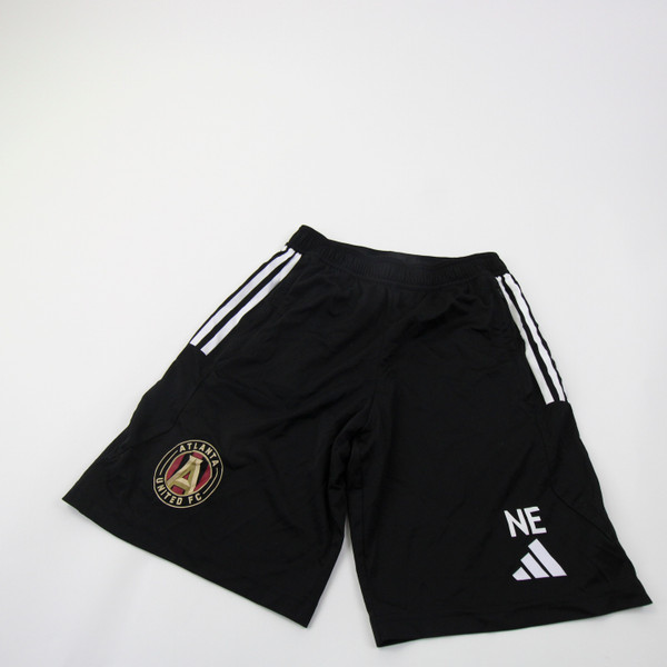 Atlanta United FC adidas Aeroready Practice Shorts Men's Black/White Used-SHOR-034160