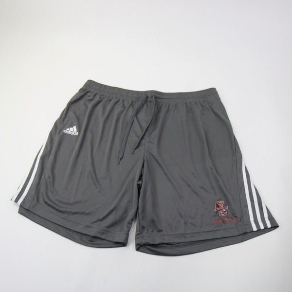Boston College Eagles adidas Practice Shorts Men's Gray New 3XL-SHOR-034243