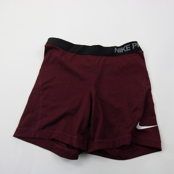 Nike Pro Dri-Fit Running Short Women's Maroon Used S SHOR-034341