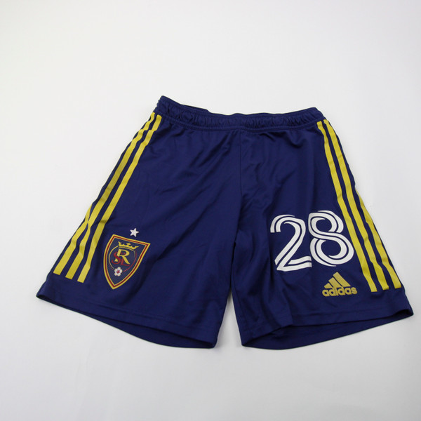 Real Salt Lake adidas Game Shorts Men's Navy Used S-SHOR-034318