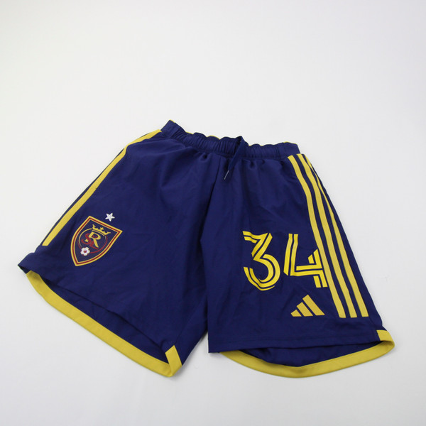 Real Salt Lake adidas Game Shorts Men's Navy Used S-SHOR-034319