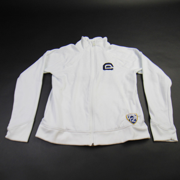 California Golden Bears Under Armour Jacket Women's White Used S TOPS-157321