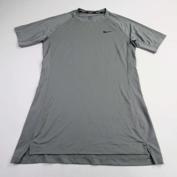 Nike Pro Dri-Fit Short Sleeve Shirt Women's Gray Used L TOPS-157495