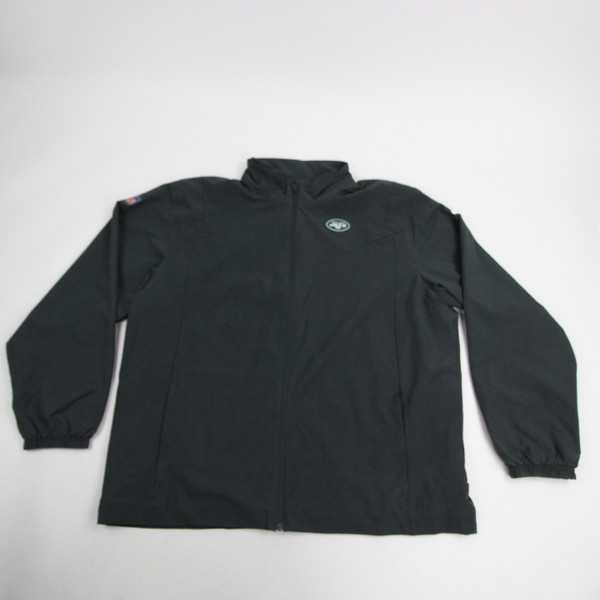 New York Jets Nike NFL On Field Jacket Men's Dark Gray Used XL TOPS-157985