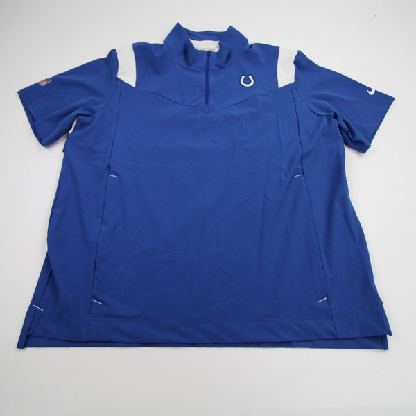 Indianapolis Colts Nike NFL On Field Pullover Men's Blue Used XL TOPS-158023