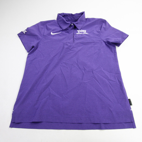 TCU Horned Frogs Nike Polo Women's Purple Used M-TOPS-157425