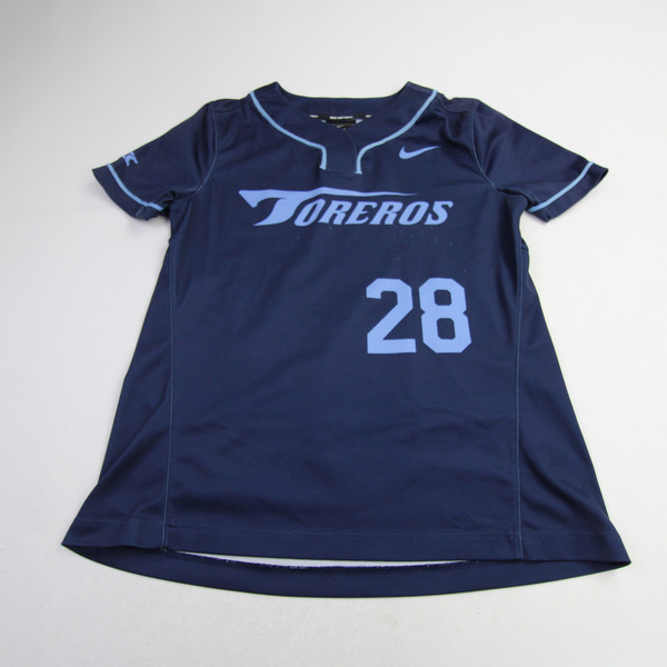 San Diego Toreros Nike Team Game Jersey - Softball Women's Navy/Blue Used-JRSY-009344