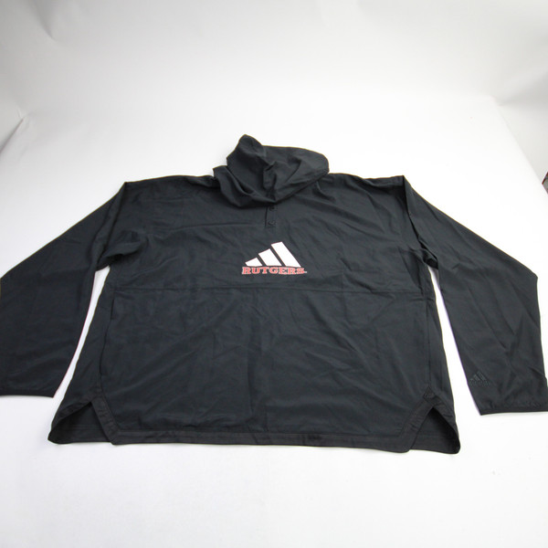 Rutgers Scarlet Knights adidas Pullover Men's Black New with Tags XXL TOPS-157908