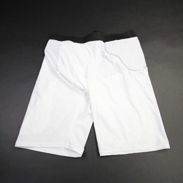 McDavid Padded Compression Shorts Men's White Used XL-SHOR-034391