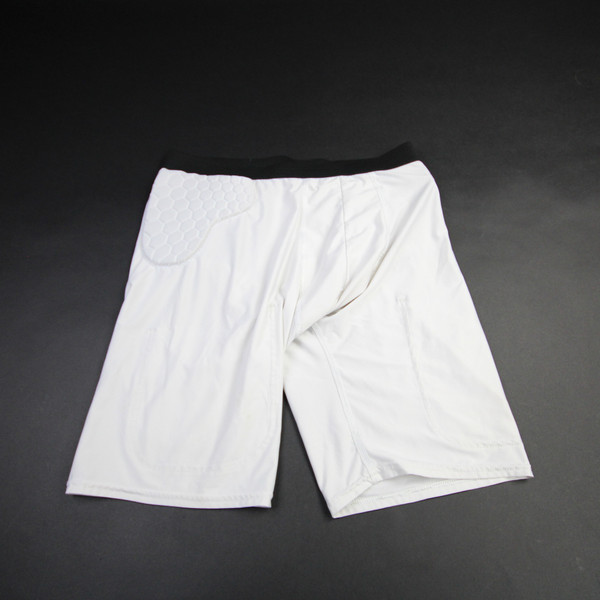 McDavid Padded Compression Shorts Men's White Used XL-SHOR-034455