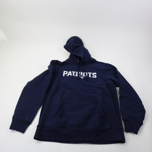 New England Patriots Sport-Tek Sweatshirt Men's Navy Used-TOPS-158418