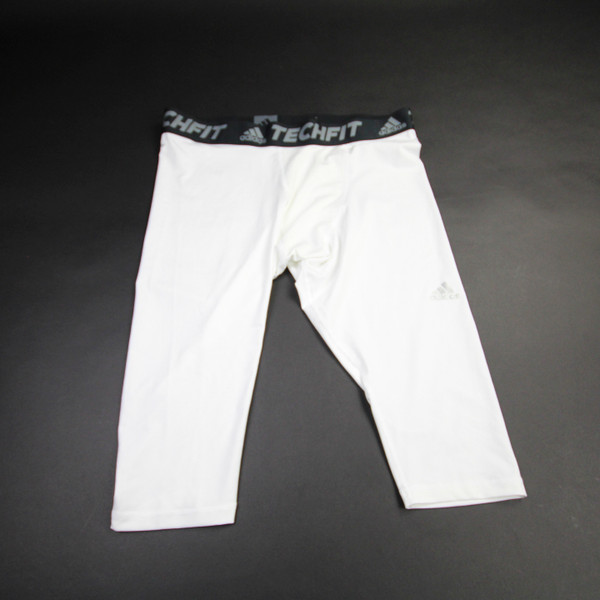 adidas Techfit Compression Pants Men's White Used XXL PNTS-032805