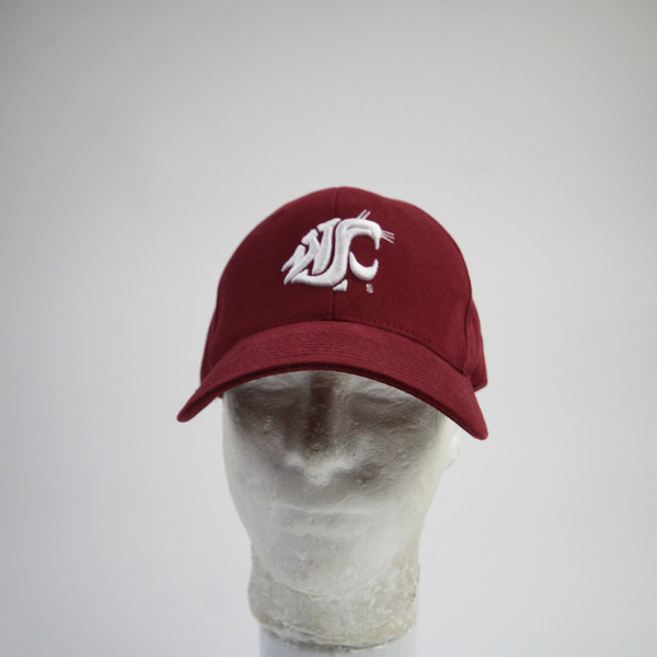 Washington State Cougars Nike Team Fitted Hat Unisex Maroon Used OSFA-HATS-014661