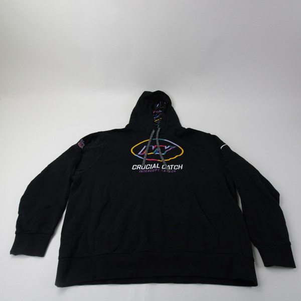 New York Jets Nike NFL On Field Sweatshirt Men's Black Used XL TOPS-159239