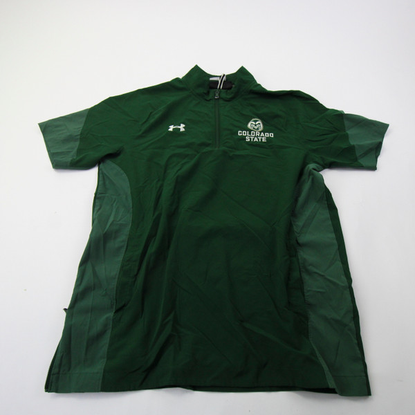 CSU Rams Under Armour Pullover Women's Dark Green Used S-TOPS-158990