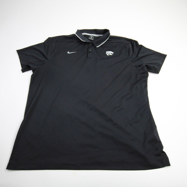 Kansas State Wildcats Nike Dri-Fit Polo Men's Black Used XL TOPS-158917
