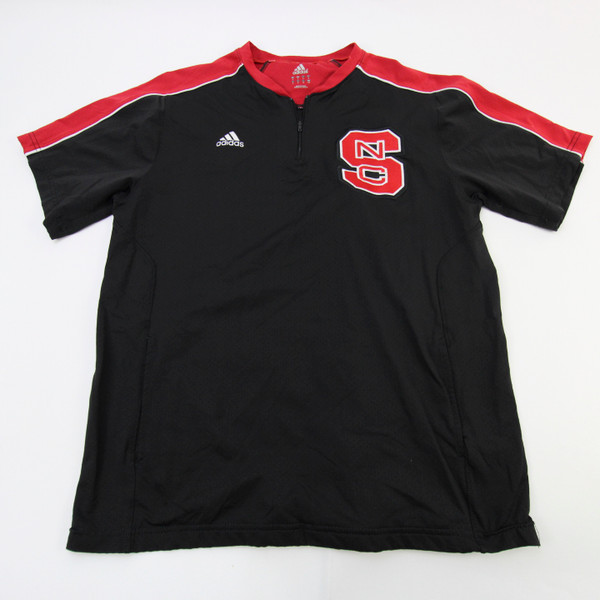 NC State Wolfpack adidas Pullover Men's Black Used S TOPS-159467