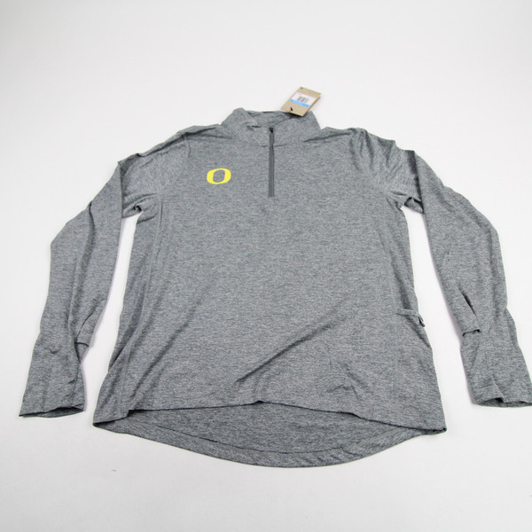 Oregon Ducks Nike Running Pullover Women's Gray New with Tags XXL TOPS-159557