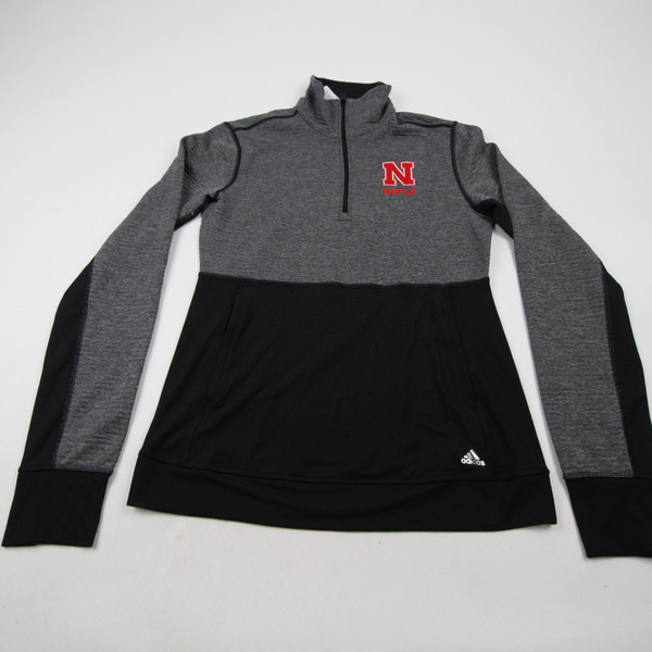 Nebraska Cornhuskers adidas Pullover Women's Gray New with Tags S TOPS-159623