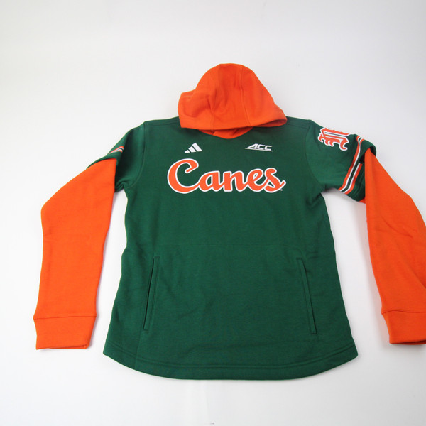 Miami Hurricanes adidas Sweatshirt Men's Green New with Tags XS TOPS-159676