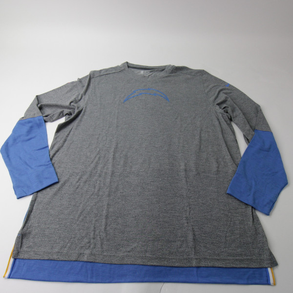 Los Angeles Chargers Nike NFL On Field Dri-Fit Long Sleeve Shirt Multiple Sizes TOPS-159794