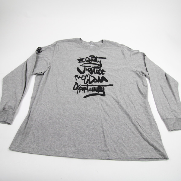 Los Angeles Chargers Nike Nike Tee Long Sleeve Shirt Men's Gray Used 3XL TOPS-159831