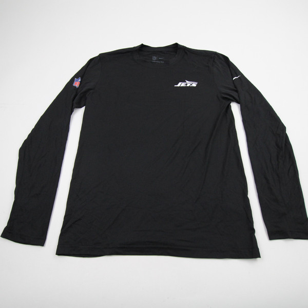 New York Jets Nike NFL On Field Nike Tee Long Sleeve Shirt Men's Black New S-TOPS-159846