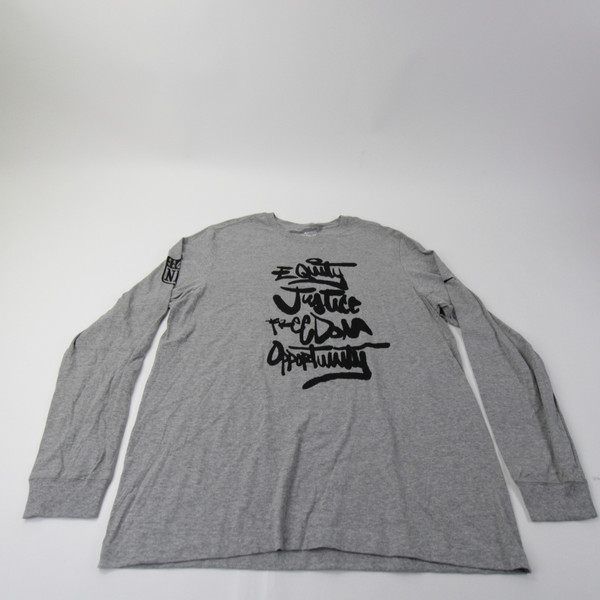 Los Angeles Chargers Nike Nike Tee Long Sleeve Shirt Men's Gray Used XL TOPS-159952