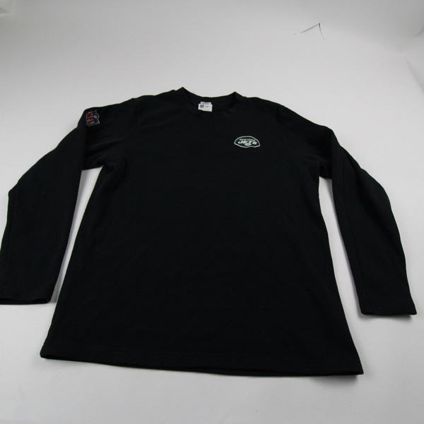 New York Jets Nike NFL On Field Long Sleeve Shirt Men's Black Used 3XL TOPS-159979