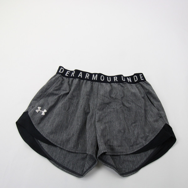 Under Armour Athletic Shorts Women's Gray/Black Used M-SHOR-034677