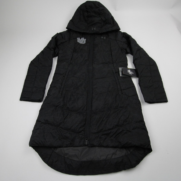Utah Utes Under Armour Winter Jacket Men's Black Used XS TOPS-160081