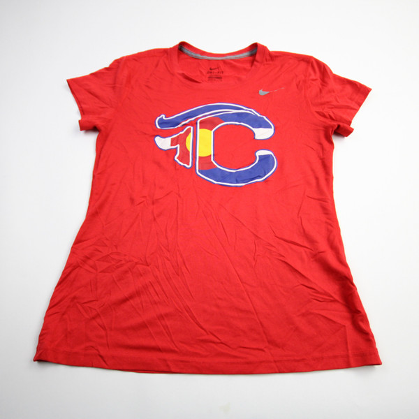 Nike Dri-Fit Short Sleeve Shirt Men's Red Used M TOPS-159025