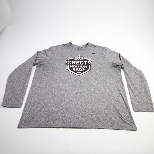 Nike Dri-Fit Long Sleeve Shirt Men's Gray Used 2XL-TOPS-158996