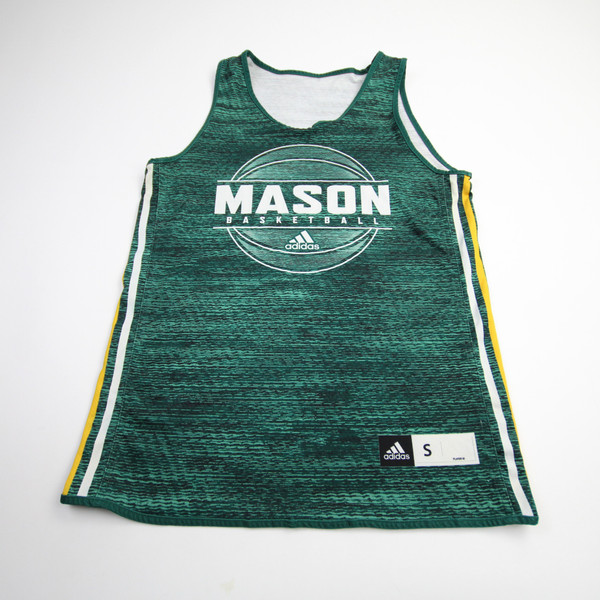 George Mason Patriots adidas Practice Jersey - Basketball Men's Green Used S JRSY-009504